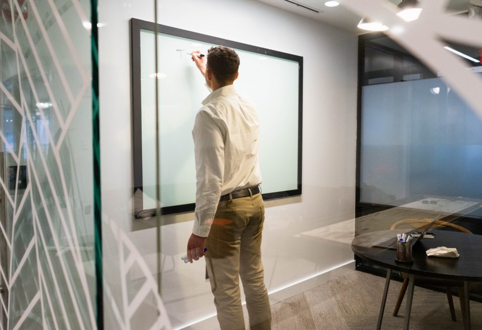 Apresentação em quadro branco